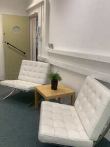 Office Studio with Desk Space and Waiting Area